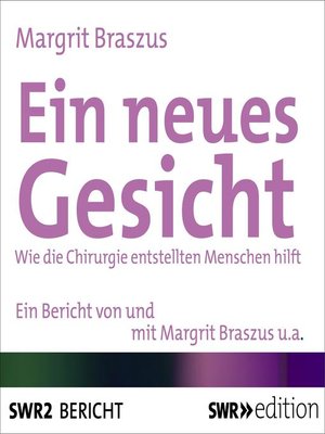 cover image of Ein neues Gesicht